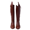 Bota Mod: Hipi 7 Vaqueta Bronce, crem y elástico piso vibram. ANCHO ESPECIAL. REF 008125
