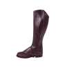 Polaina Mod: Doma piel engrasada Cereza con cremallera. REF 006359-CER