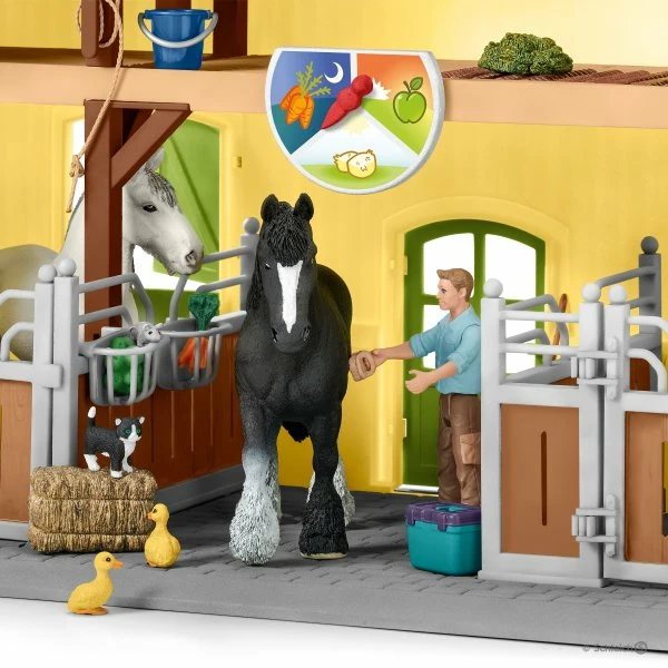 Schleich 42485 Establo para caballos. REF 013047 - Imagen 5