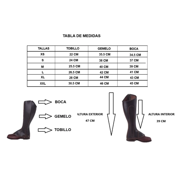 Polaina Mod: Doma piel engrasada Cereza con cremallera. REF 006359-CER - Imagen 5