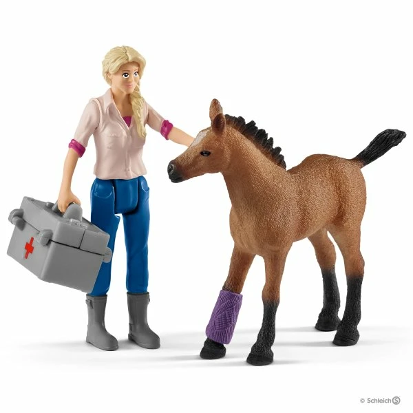 Schleich 42486 Visita medica para yegua y potro. REF 013083 - Imagen 2