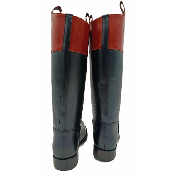 Bota Mod: 100/01 Hípica Boxcalf negro con banda piso suela. REF 008149 - Imagen 5