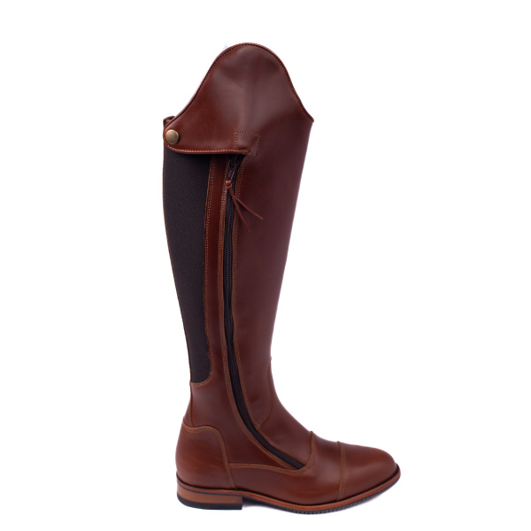 Bota Mod: Hipi 7 Vaqueta Bronce, crem y elástico piso vibram.ESTRECHO. REF 008127 - Imagen 3