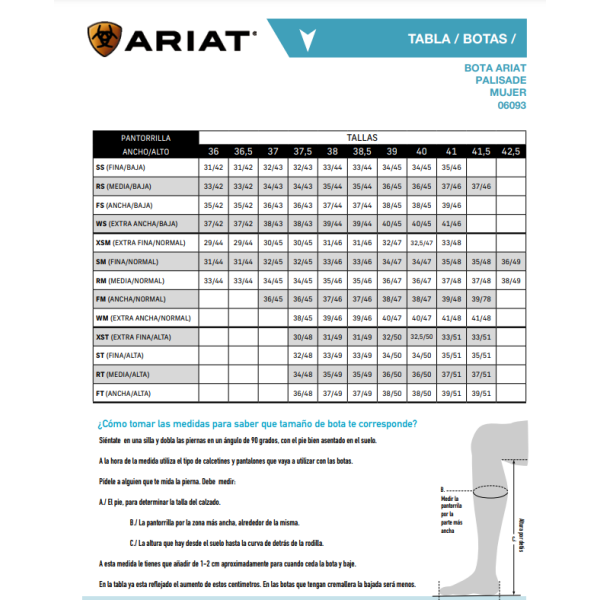 Bota piel Ariat Palisade mujer negro. REF 006301 - Imagen 6