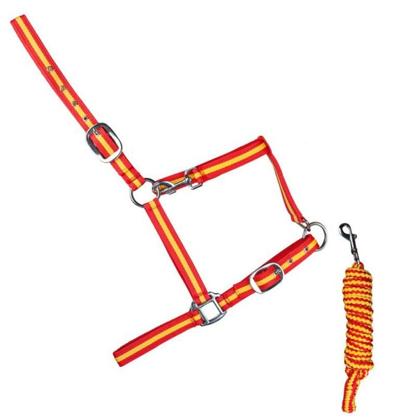 Cabezada cuadra Nailon Doble + ramal. REF 000676