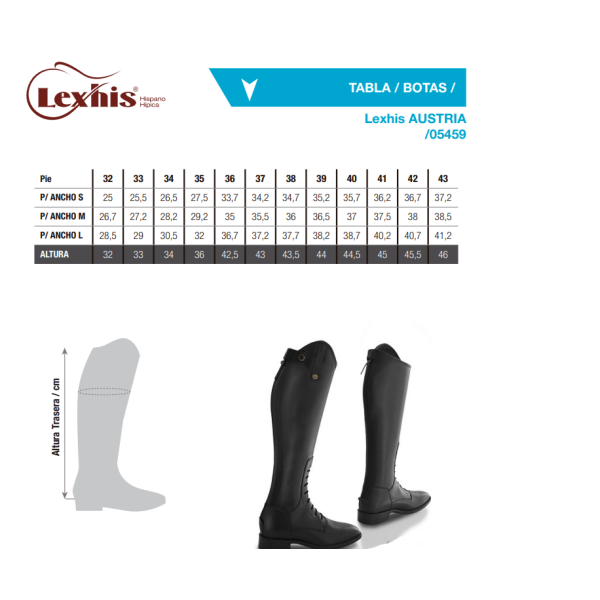Bota piel Lexhis Mod: Austria Negra. REF 006302 - Imagen 5