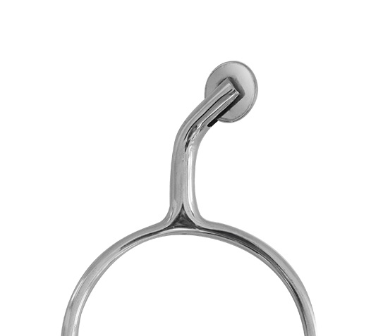 Espuelín Unisex Inox. gallo Curvo 45 mm con Moneda. REF 002572 - Imagen 2