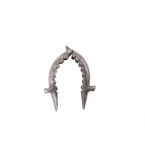 Muserola dientes de Ola Inox Pav. pasadores Metal Fragua y Visagra centro. REF 002177 - Imagen 3