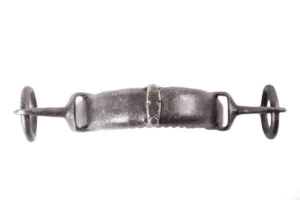 Muserola dientes Inox Pav. pasadores metal FRAGUA de pilar corto. REF 002171 - Imagen 2
