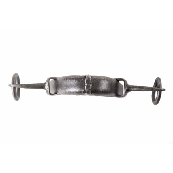 Muserola dientes de Ola Inox Pav. pasadores Metal Fragua pilar Largo. REF 002175 - Imagen 2