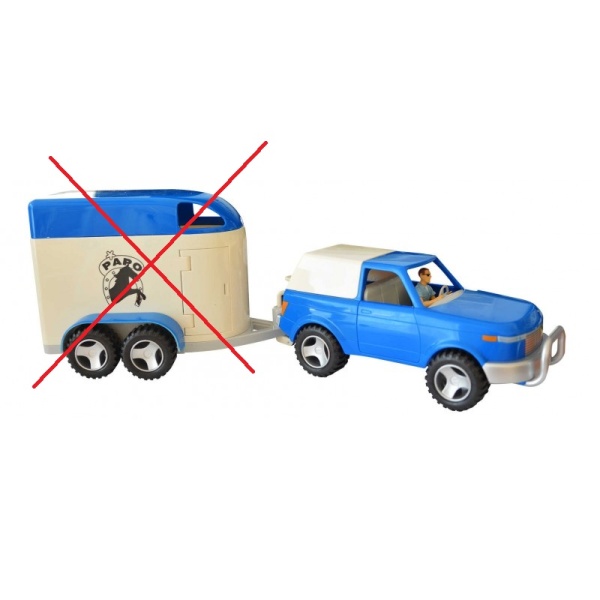 Papo Coche 4×4 con conductor. REF 016001