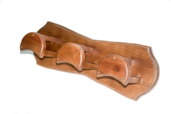 Percha madera barnizada para 3 cabezada. REF 004872 - Imagen 2