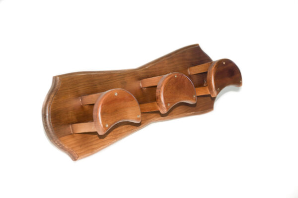 Percha madera barnizada para 3 cabezada. REF 004872 - Imagen 3
