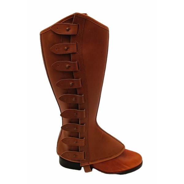 Polaina Mod: Doma piel engrasada Natural 9 engarce. REF 006357-NAT - Imagen 3