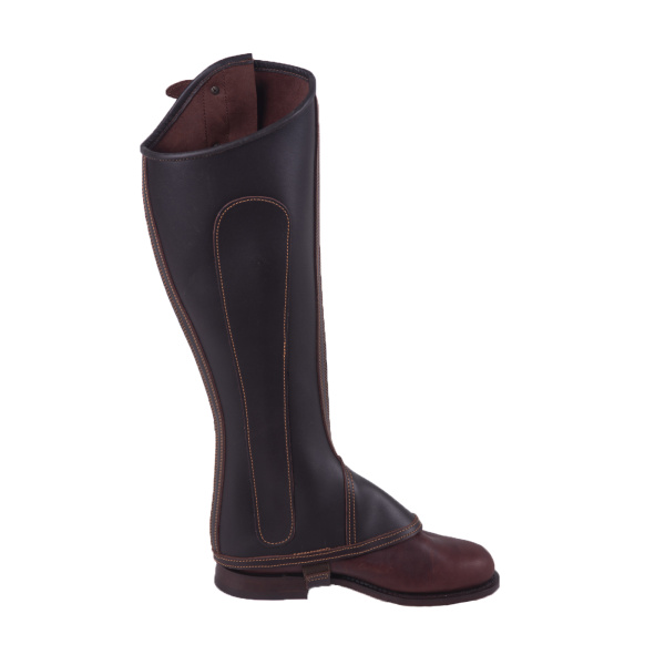 Polaina Mod: Doma piel engrasada Castaña 9 engarces. REF 006357-CAS - Imagen 3