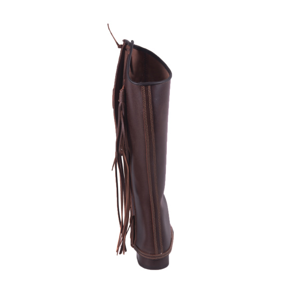 Polaina Mod: Doma piel engrasada Castaña vestir lisa. REF 006354-CAS - Imagen 2