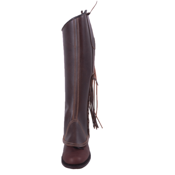 Polaina Mod: Doma piel engrasada Castaña vestir lisa. REF 006354-CAS - Imagen 4