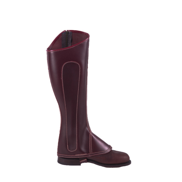 Polaina Mod: Doma piel engrasada Cereza con cremallera. REF 006359-CER - Imagen 3