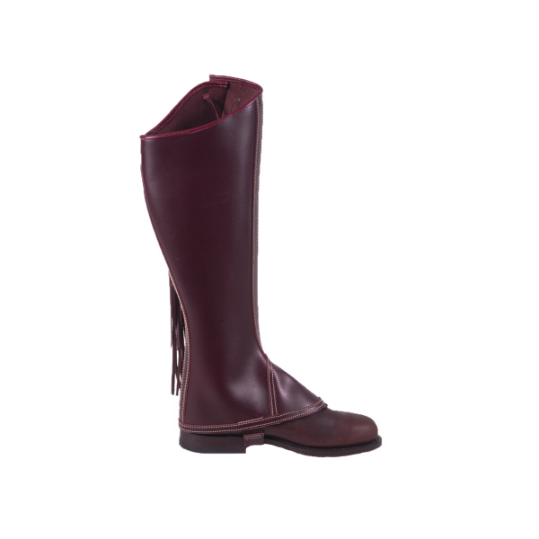 Polaina Mod: Doma piel engrasada Cereza vestir lisa. REF 006354-CER - Imagen 3
