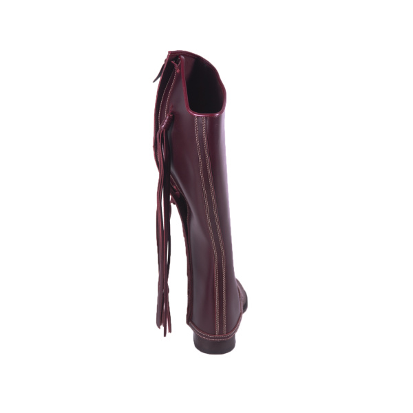 Polaina Mod: Doma piel engrasada Cereza vestir lisa. REF 006354-CER - Imagen 4