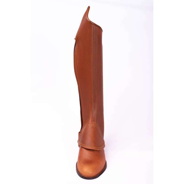 Polaina Mod: Doma piel engrasada Natural con cremallera y elástico. ref 006362-NAT - Imagen 4