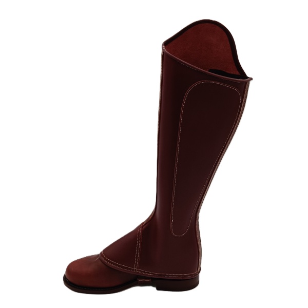 Polaina Mod: Hipi 7 piel engrasada Cereza cremallera y elástico. REF 006365-CER - Imagen 4