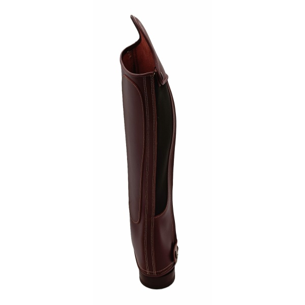 Polaina Mod: Hipi 7 piel engrasada Cereza cremallera y elástico. REF 006365-CER - Imagen 3