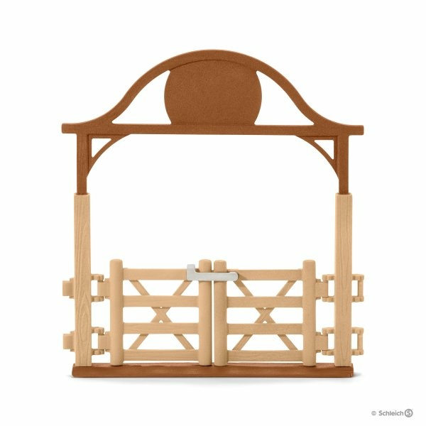 Schleich 42434 Dehesa para caballos con puerta de entrada. REF 013061 - Imagen 3