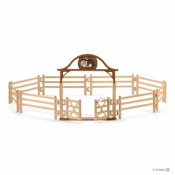 Schleich 42434 Dehesa para caballos con puerta de entrada. REF 013061 - Imagen 2