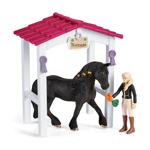 Schleich 42437 Box para caballos con horse club Tori & Princess. REF 013084 - Imagen 3