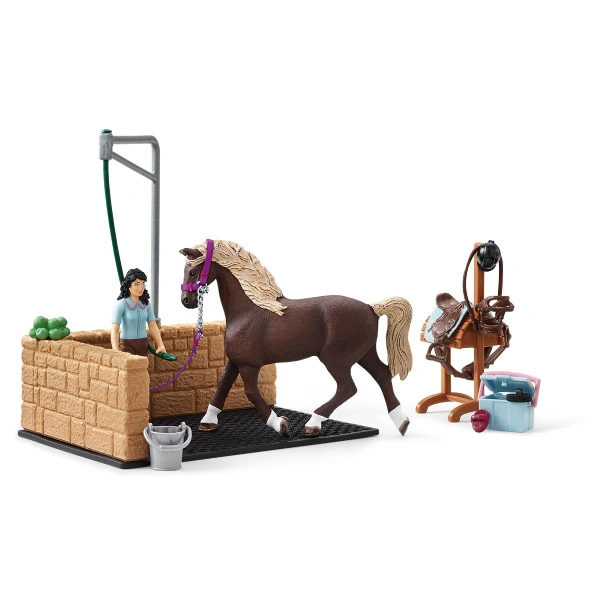 Schleich 42438 Lavadero de caballos con Horse Club. REF 013055 - Imagen 3