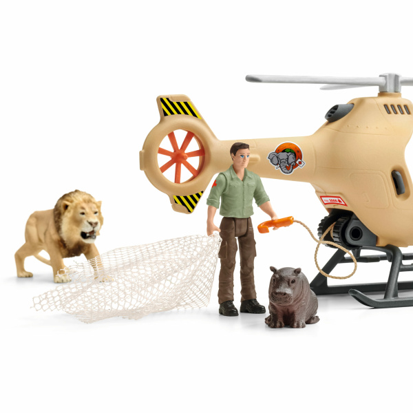 Schleich 42476 Helicóptero de salvamento de animales. REF 013169 - Imagen 4