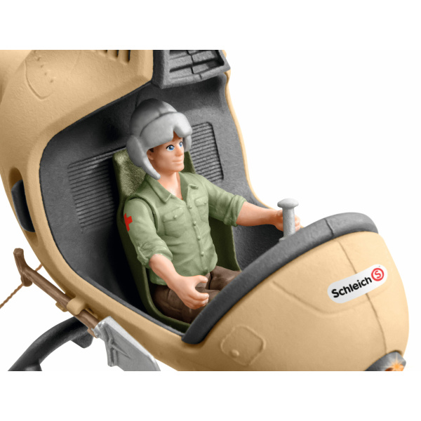Schleich 42476 Helicóptero de salvamento de animales. REF 013169 - Imagen 2