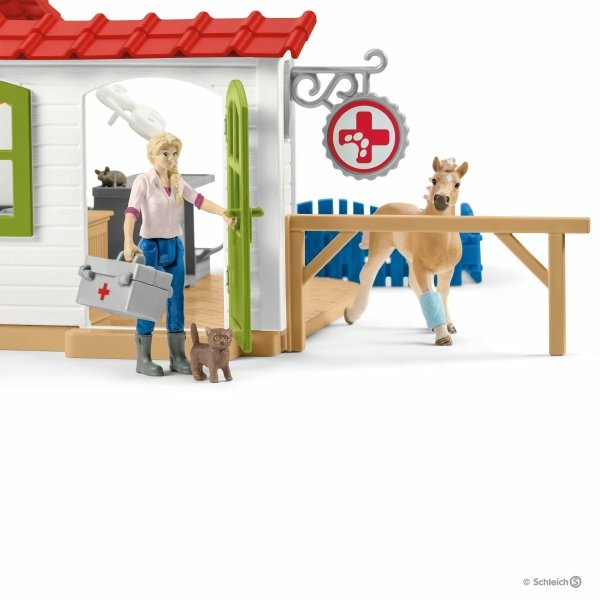Schleich 42502 Consulta de veterinario con mascotas. REF 013058 - Imagen 3