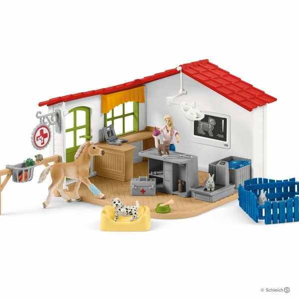 Schleich 42502 Consulta de veterinario con mascotas. REF 013058 - Imagen 2