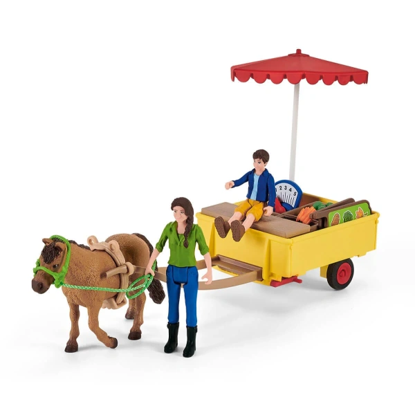 Schleich 42528 El tenderete móvil. REF 013050 - Imagen 3