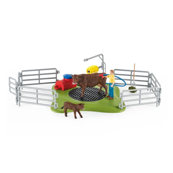 Schleich 42529 Estación de lavado para vacas. REF 013051 - Imagen 3