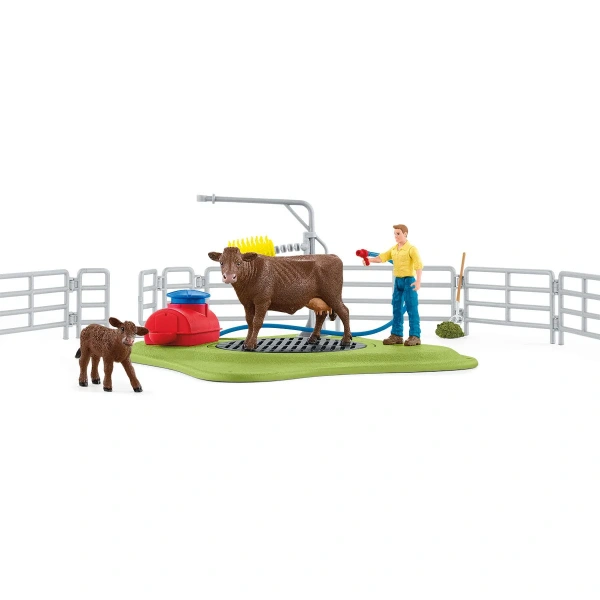 Schleich 42529 Estación de lavado para vacas. REF 013051 - Imagen 2