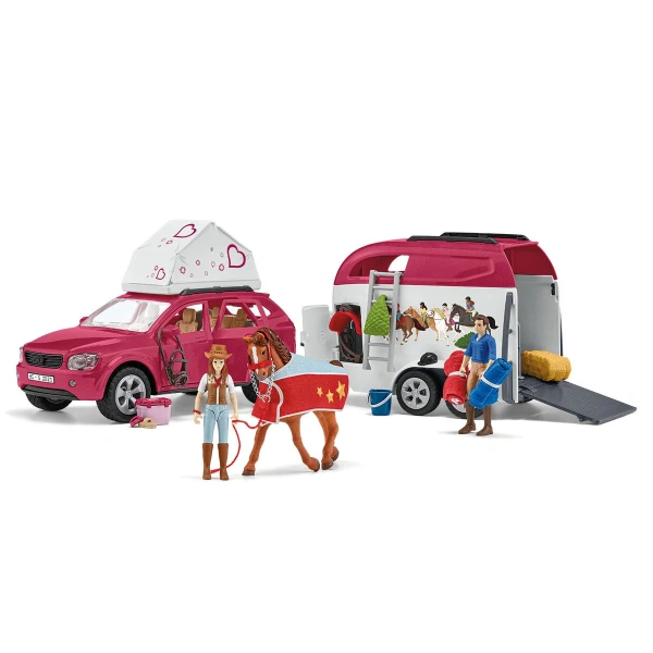 Schleich 42535 Aventura con coche y remolque para caballos. REF 013054 - Imagen 2