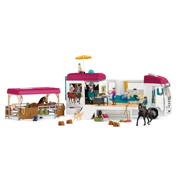 Schleich 42619 Autocaravana con zona para caballos. REF 013118 - Imagen 7