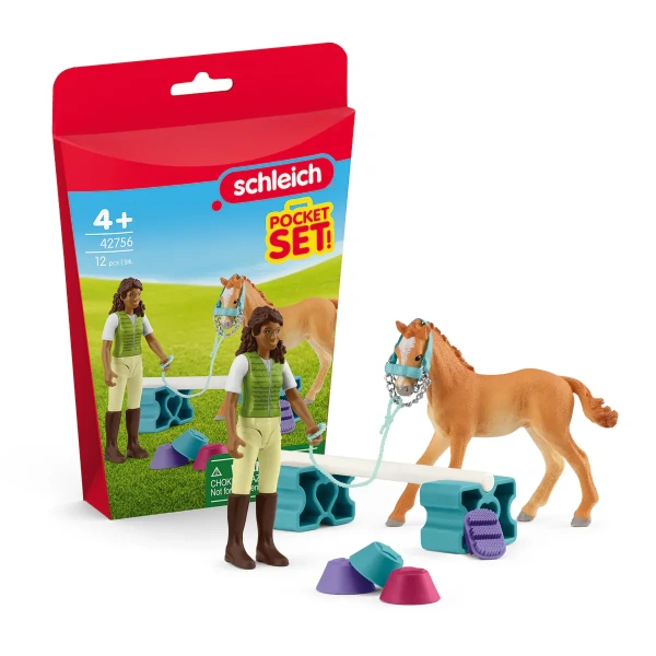 Schleich 42756 Set de entrenamiento para potros. REF 013193