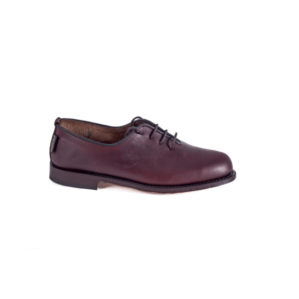 Zapato Mod: 15/01 para polaina Cereza con cordones suela piel. REF 008492 - Imagen 3