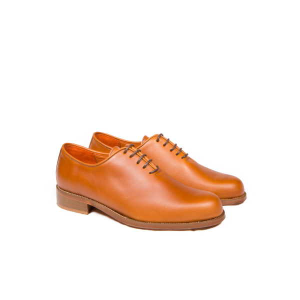 Zapato Mod: 252 para polaina vaqueta Natural con cordones suela piel. REF 008494 - Imagen 2